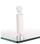 Stendë monitori Techly 028504, deri 32", xham, e bardhë