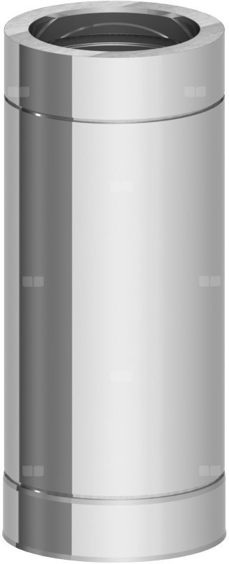 Tub oxhaku Green Cell RURA L-500 80, çelik inoksi, gjatësi 500mm, diametër 80mm, metalik