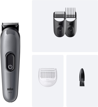 Set rroje Braun All in One Series 3 AIO3500, 4 në 1, për flokë dhe mjekër