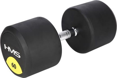 Hantelë HMS HG PRO, 60 kg, e veshme me gomë