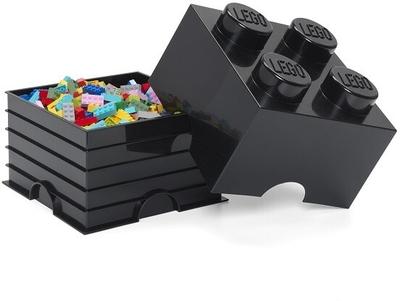Kuti ruajtje e vogël LEGO, e zezë