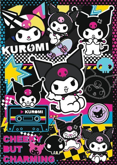 Puzzle Trefl Hello Kitty Kuromi, 1000 copa, 68 x 48 cm