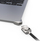 Adapter sigurie Compulocks Ledge për MacBook Air 15" M2 M3, me çelës, ngjyrë argjendtë