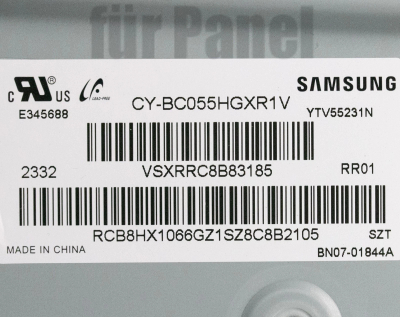 Pllakë kryesore TV Samsung BN9656840Y TN10 CU7000, Rev 1.0, për GU55CU7199U