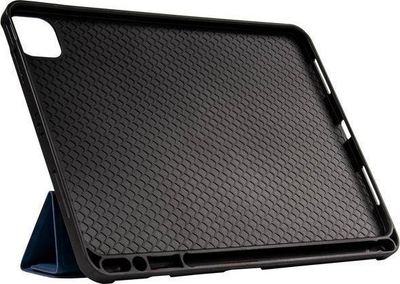 Mbulesë tablet Crong FlexFolio për iPad Pro 11\" 2022 2021 dhe iPad Air 10.9, me vend për Apple Pencil, blu