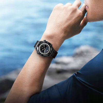Smartwatch Hoco Y16, 1.39", me Bluetooth për thirrje, i zi