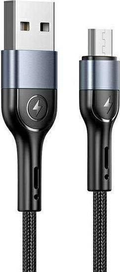Kabllo USB Usams SJ450ZJ01, USB A në microUSB, 1 m, e zezë