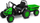 Traktor elektrik për fëmijë Toyz Hector, me rimorkio, LED, jeshil