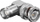 Adapter BNC Wentronic 11345, kënd 90°, metalik, argjendtë