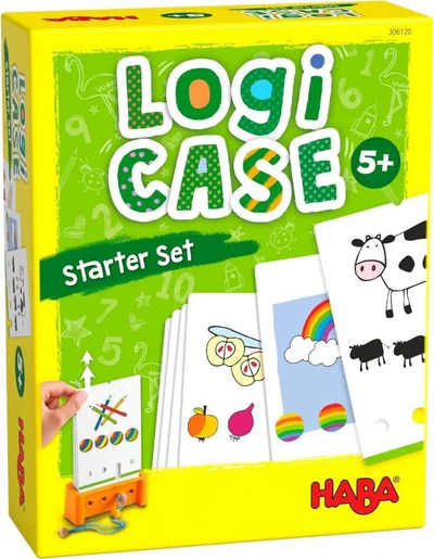 Lojë me mend Haba Logi Case Starter Set, 77 puzzle, 5+ vjeç, shumëngjyrëshe