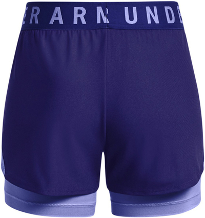 Кратки спортски панталони Under Armour 2in1, за жени, сини