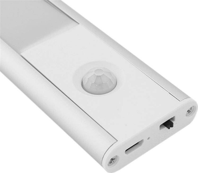 Shirit drite LED me sensor lëvizjeje, pa kabllo, 20cm, i zi