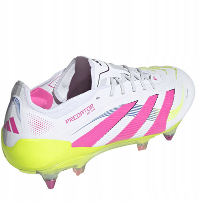 Këpucë futbolli Adidas Predator Elite SG M ID3849, me vida, për bar të butë, të bardha