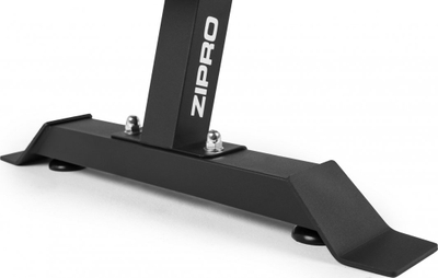Stol fitnesi me mbajtëse Zipro Superset, 270kg, 164 x 56 x 116cm, i zi