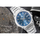 Orë dore Casio Edifice EFR-S108D-2AVUEF, kuarc, 100m kundra ujit, ngjyrë argjendi me fushë blu