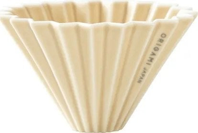 Dripper kafe Origami S, porcelan, 1–2 filxhan, i bardhë