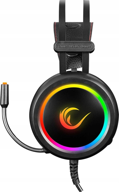 Kufje gaming Rampage STORMY RGB 7.1, me mikrofon, USB, të zeza