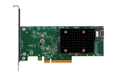 Kontroller SAS Broadcom HBA 9500-8i, PCIe, NVMe, i gjelbër