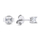 Vathë stud argjendi Brilio Silver EA592W, kubik zirkoni transparent, argjendtë