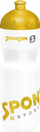 Shishe uji sportive Sponser Net White Gold, 750ml, plastike, e bardhë me ari