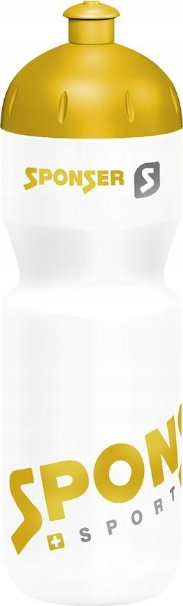 Shishe uji sportive Sponser Net White Gold, 750ml, plastike, e bardhë me ari