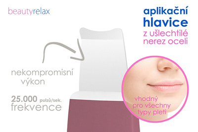 Pajisje/lopatëz për pastrimin e fytyrës Beauty Relax Ultrasonic BR-1010