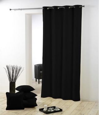 Perde Essentiel Curtain, 140x280 cm, poliester, e zezë