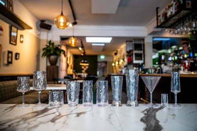 Gotë vere Koziol CLUB No.4, 350 ml, plastike, transparente