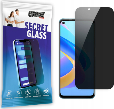 Xham mbrojtës privatësie Grizz SecretGlass për Oppo A36, qeramik, transparent