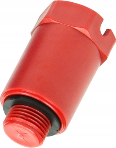 Prizë testu për rrjedhje Przybysz Plug, 1/2", plastike, e kuqe