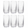 Set gotash Secret de Gourmet Dieg’eau Tumbler, 350 ml, xham transparent, 6 copa