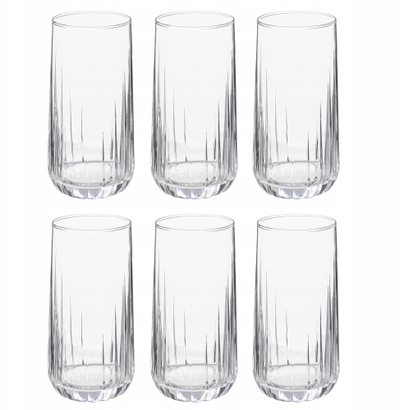 Set gotash Secret de Gourmet Dieg’eau Tumbler, 350 ml, xham transparent, 6 copa