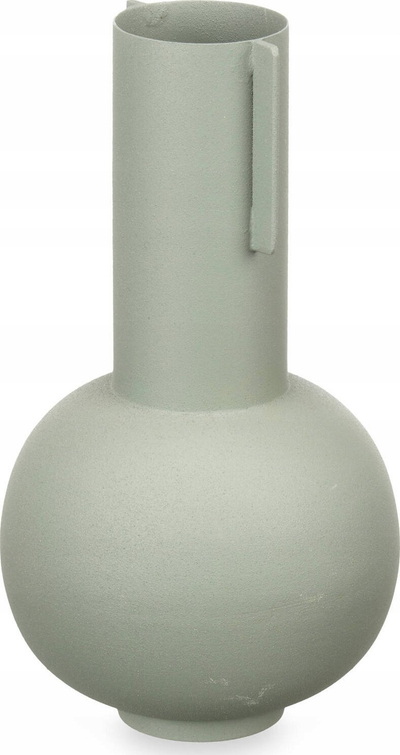 Vazo dekorative çeliku 27cm, model 90901, jeshile e çelët