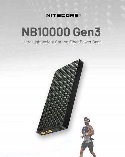 Power bank Nitecore NB10000 Gen 3, 10000mAh, USB C, i zi