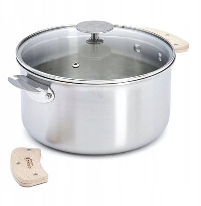 Tigan salcash De Buyer Alchimy Loqy, 20 cm, çelik inox, argjendtë