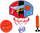 Set basketbolli pa markë, me kosh dhe top, për fëmijë, shumengjyrësh
