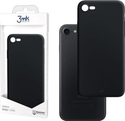 Mbulesë telefoni 3MK Matt Case, për iPhone SE 2020, matte, e zezë
