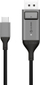 Kabllo USB C në DisplayPort Alogic Ultra ULCDP01, 1m, 4K 60Hz, gri e zezë