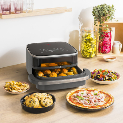 Fritezë pa vaj Tefal FW402HE0, 4L, e zezë