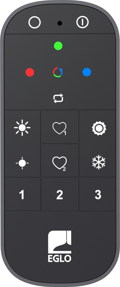 Telekomandë e zgjuar EGLO Connect-z Remote 2.0, me ZigBee, e zezë