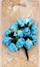 Lule dekorative prej shkumë Galeria Hobby Blue Foam Small Roses, 2cm, 12 copë, blu