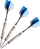 Сет стрели за пикадо Master Darts, 24g, со кутија, црно сино