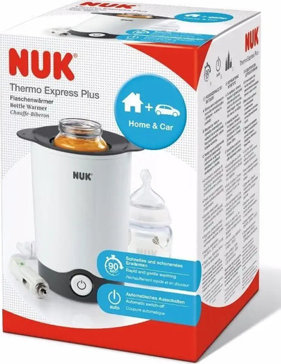 Грејач за шишиња NUK Thermo Express Plus, брзо загревање, бел