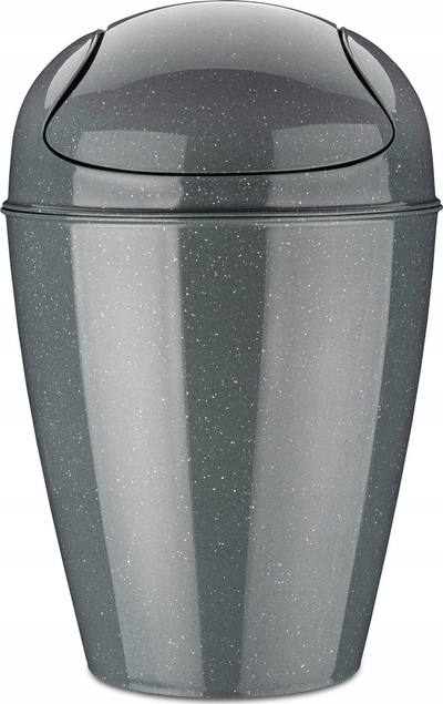Kosh plerash Home24 Swing Lid Bin Del, me kapak lëkundës, gri