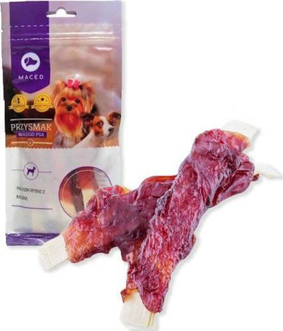 Shpërblim për qen Maced Fish Sticks with Duck, 60g, për raca të vogla