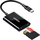 Lexues karte Ugreen CM265 USB C, 2 në 1 SD microSD, 170 MB/s, i zi