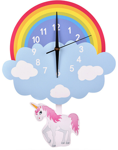 Orë muri WeTime Unicorn