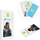 Xham mbrojtës BlueO 5D Mr. Monkey për iPhone X XS 11 Pro, privacy, i zi