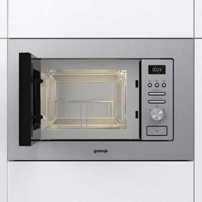 Furrë me mikrovalë Gorenje BM201AG1X, 20L, Inox, ngjyrë argjendi