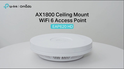 Pikë aksesi TP-Link EAP620 HD, WiFi 6 AX1800, PoE+, e bardhë